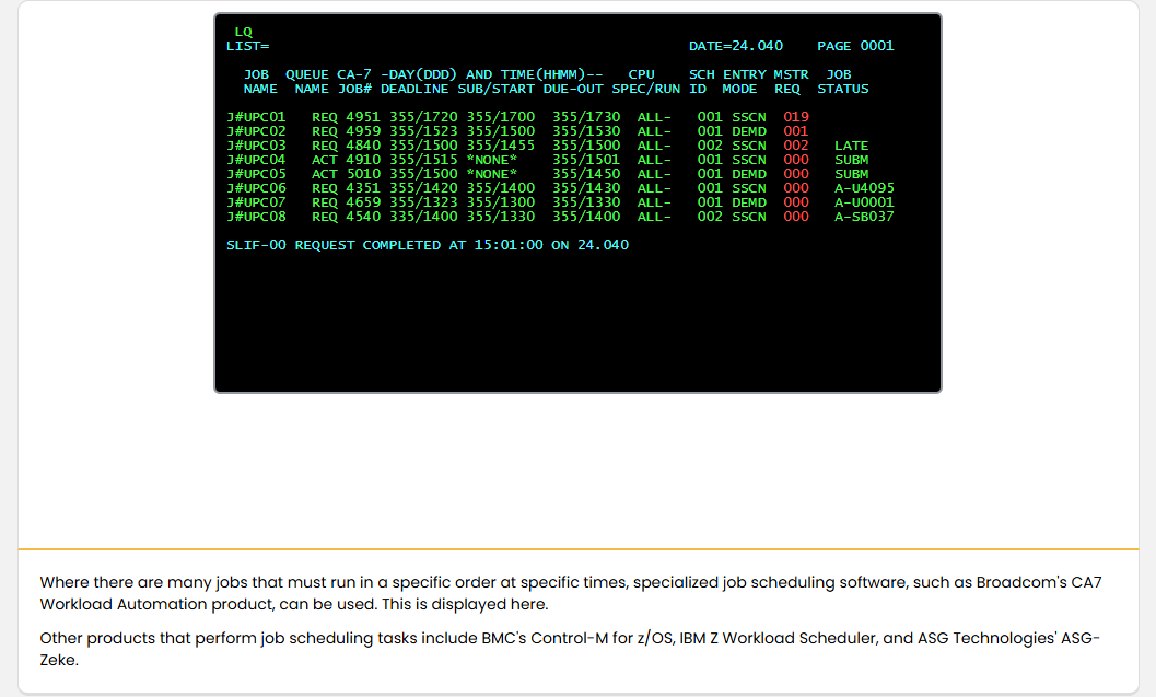 Data Processing Job Processing: Data Processing - Job Scheduling Software screenshot