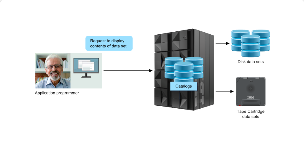 Mainframe Security and Data Access Data Management: Mainframe Security and Data Access - Catalogs screenshot